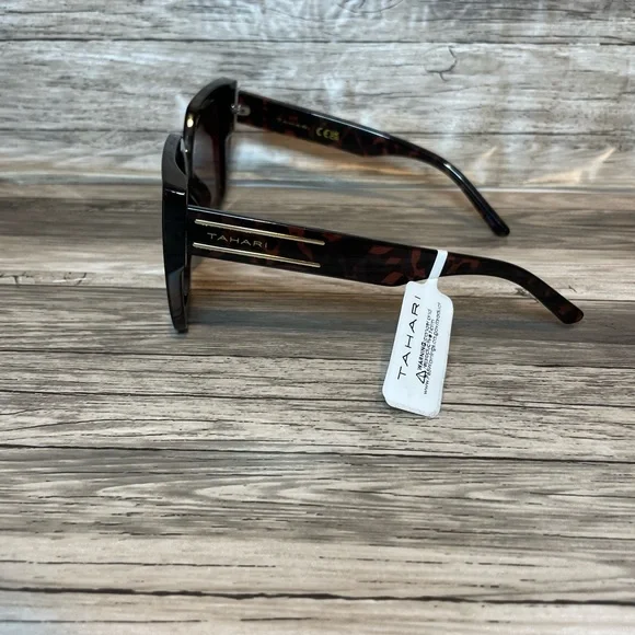 TAHARI Women's Th904 Oversized 100% Uv400 Protective Square Sunglasses - Picture 3 of 6